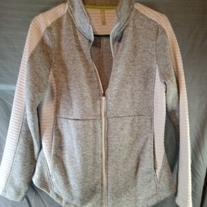 MTA Women's Gray and White Jacket